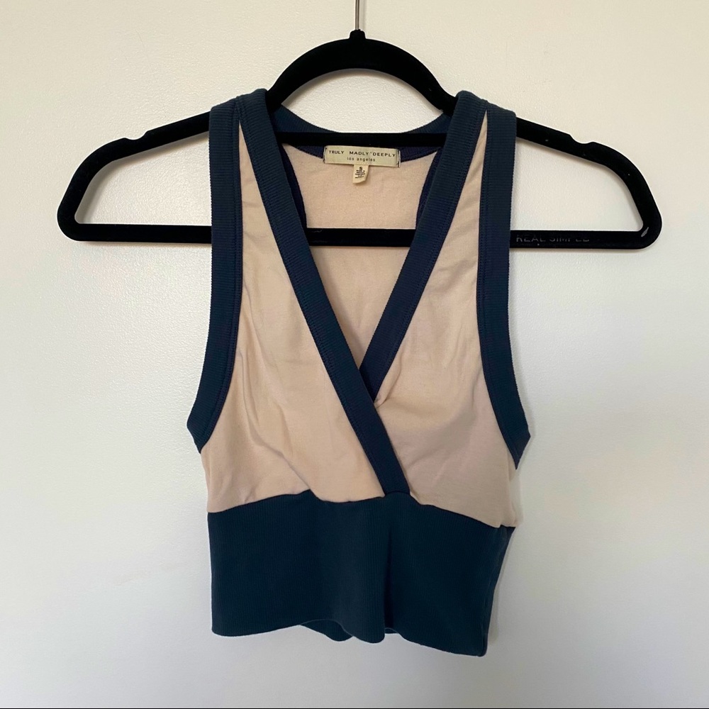 truly madly deeply crop top (urban outfitters)
